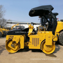 High Quality Compactor Ltc-3f 3tons Wheeled Dobule Drums Vibratory Road Roller Specially Fit Narrow Road Working